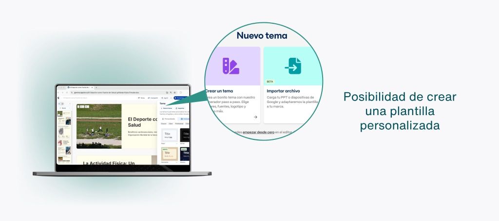 Imagen de la opción de crear
